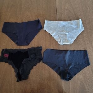 Bundle of 4 La Senza Panties Hipster and Cheeky Underwear